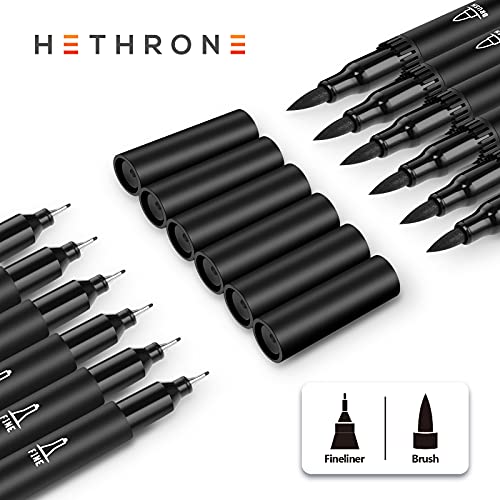 Markers for Adults Coloring - Hethrone Dual Tip Pens Qatar